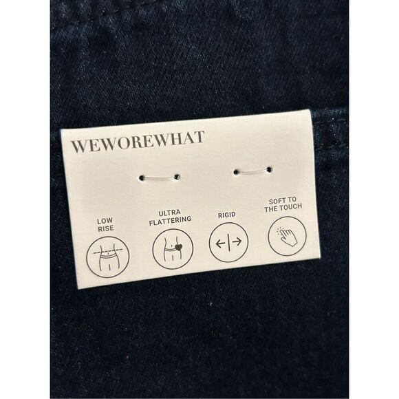 NWT WeWoreWhat Low Rise Dad Jeans 25 raw hem - Picture 7 of 13